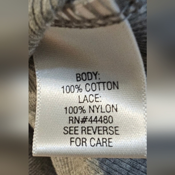 Apt. 9 - NWT Black Lace w/ Gray Tank Top. - Picture 5 of 6